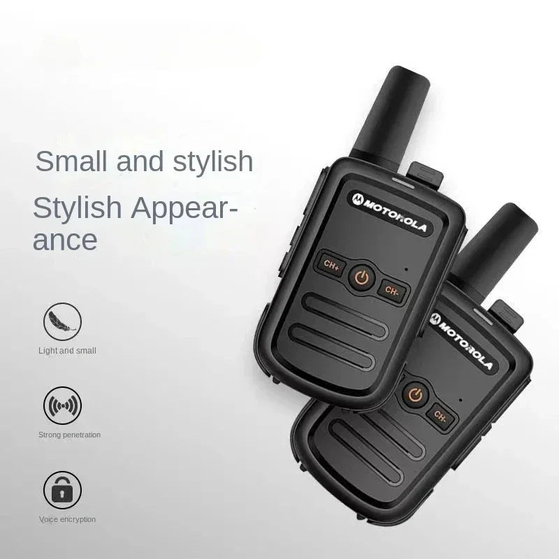PT858 Walkie Talkie Portátil de Longo Alcance // 16 canais // Rádio Comunicador Bidirecional para caminhadas, acampamentos e viagens, rádio amador