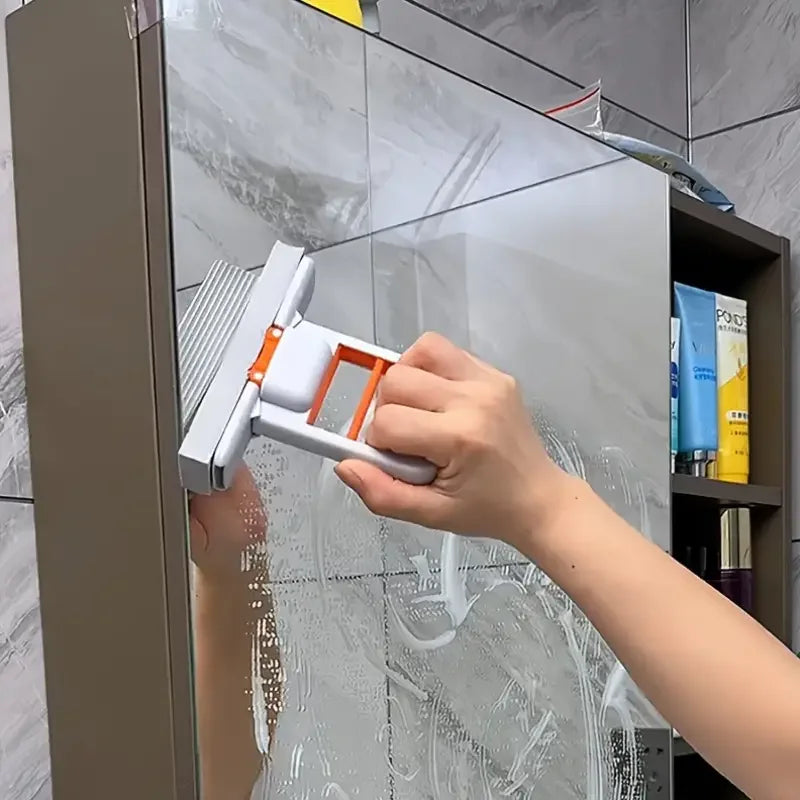 Mini Esfregão Multifuncional // Esfregão Retrátil p/ Uso Doméstico // Úmido e Seco na Cozinha, Banheiro e Carro // Plástico Resistente // Ferramenta de Limpeza Compacta e Prática p/ Casa