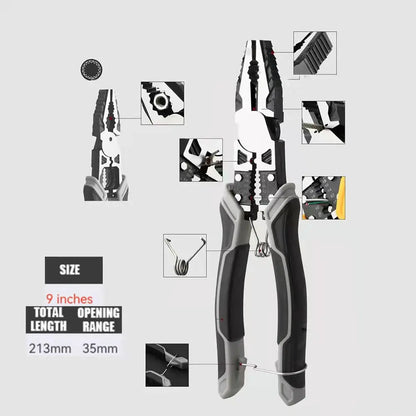 Alicate Multifuncional Universal Diagonal // Alicate de Bico Fino // Ferramentas pa/ Ferragens // Cortador de Fios Universal / Alicate p/ Fios de Eletricista.