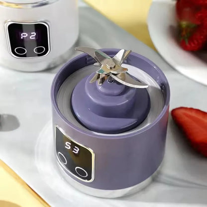 Novo Mini Espremedor Elétrico // Copo de Suco c/ Motor Potente // Gelo Picado  // Grande Capacidade / 450ml // Display Digital //