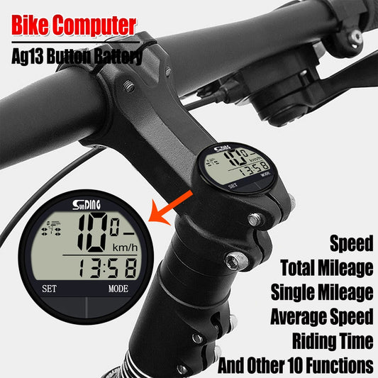 Computador de Bicicleta // Velocímetro // Odômetro // Multifuncional // Computador de Ciclismo ao ar livre