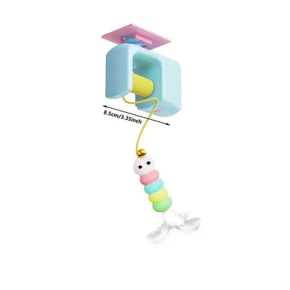 Brinquedo p/ Gatos Totalmente Automático // Brinquedo Divertido p/ Gatos // Bola Interativa p/ Gatos / Com Porta Suspensa e Movimento Irregular