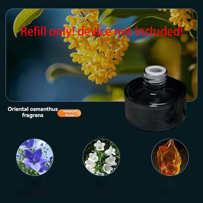 Aromatizador de Ar Inteligente Recarregável p/ Carro // Difusor de Aroma em Formato de Nuvem c/ Luz RGB p/ Interior Automotivo.