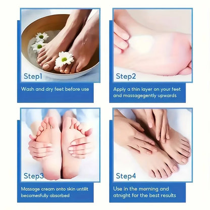 Creme p/ Pés SUYARUN 60% Ureia p/ Calcanhares Rachados e Pele Seca // Tratamento Hidratante Intensivo // Removedor de Calosidades // Cuidado p/ Pés Diabéticos.