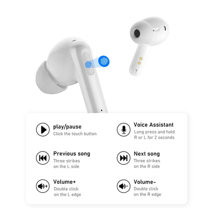 Fone de Ouvido Inteligente c/ Redução de Ruído Sony LX102 // Fones de Ouvido Bluetooth s/ Fio HIFI Estéreo c/ Movimento à Prova d'água e Microfone