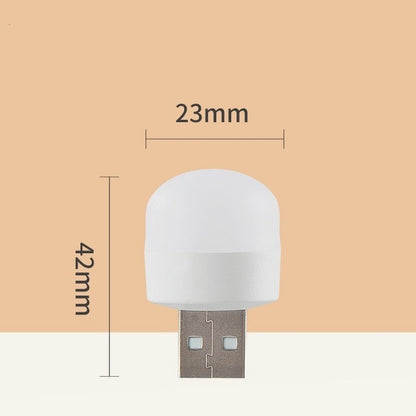 Mini Luz Noturna BAPPSUS USB Quente/Branco // 1-10 pçs // Proteção para os Olhos // Luz de Leitura USB Plug // Carregamento de Energia Móvel Led Night