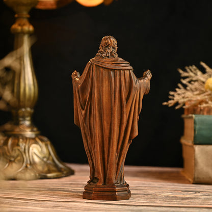 Escultura em Madeira Maciça // Artesanato YS Estátuas e Ornamentos // Acessórios de Escritório // Decorações Transfronteiriças e Criativas Feitas à Mão