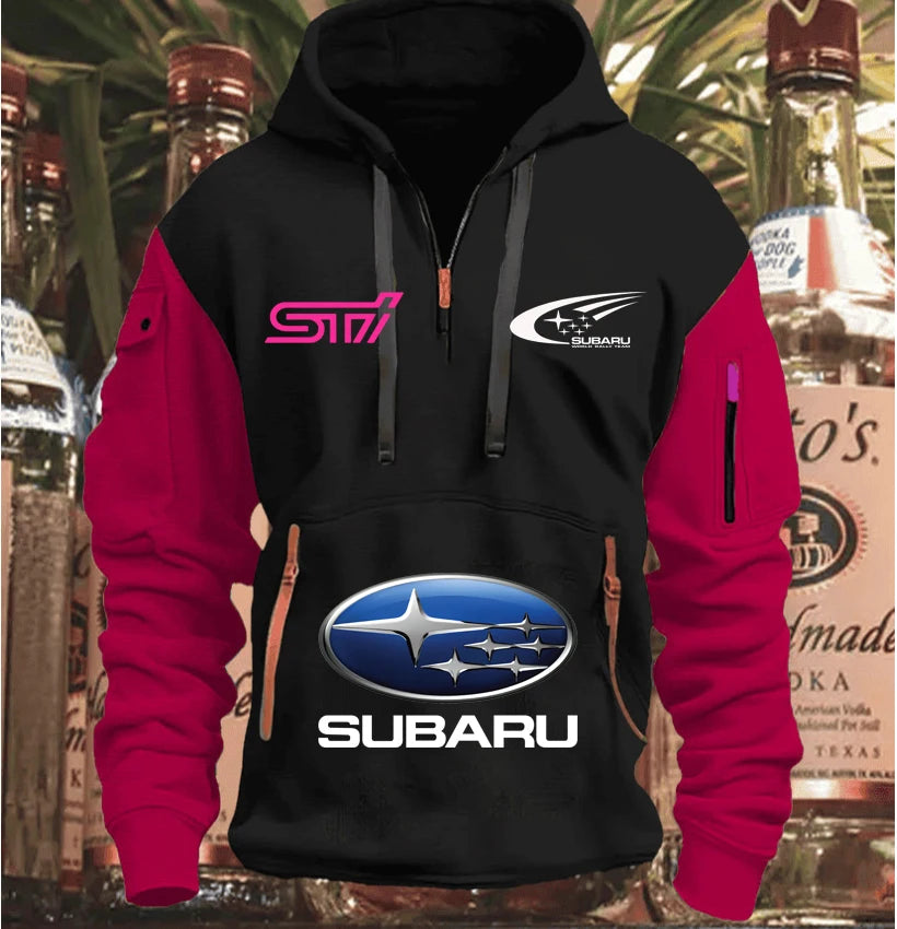 Macacão de Corrida SUBARU 2025 // Novo Moletom Masculino de Lã // Tendência Jovem // Modelagem Folgada // Pulôver c/ Vários Bolsos // Moletom Esportivo Casual, tamanhos P-5XG