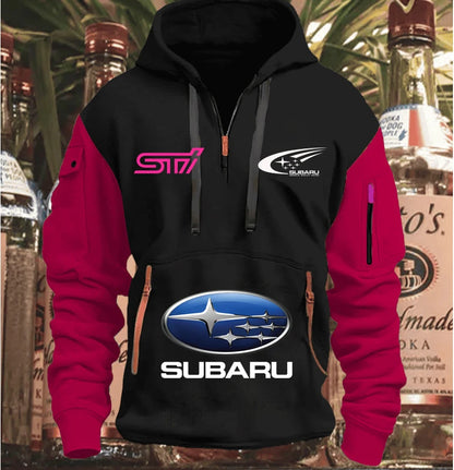 Macacão de Corrida SUBARU 2025 // Novo Moletom Masculino de Lã // Tendência Jovem // Modelagem Folgada // Pulôver c/ Vários Bolsos // Moletom Esportivo Casual, tamanhos P-5XG