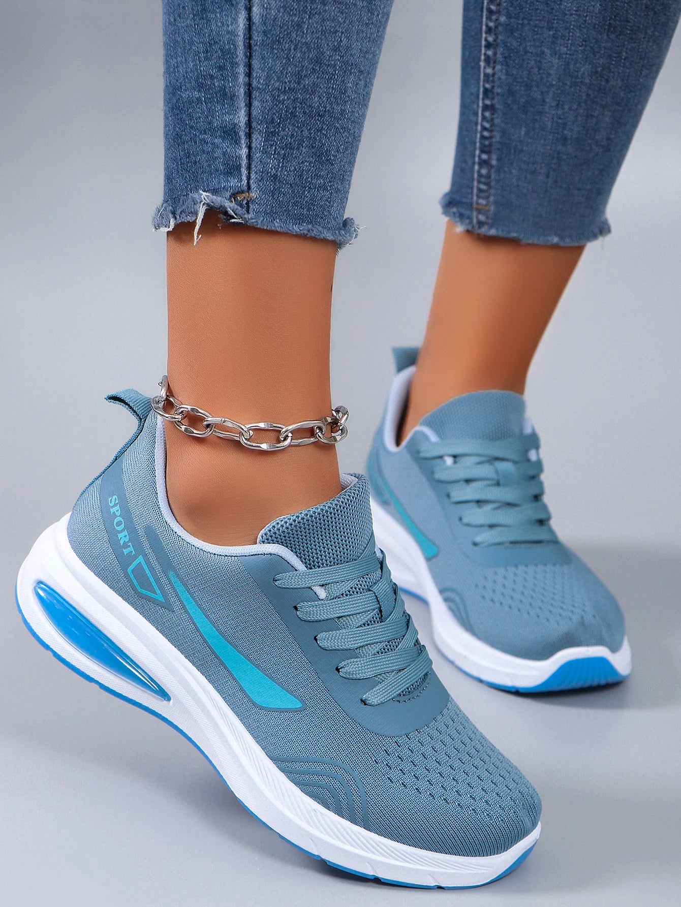 Tênis Casual Esportivo Feminino da Nova Coleção Primavera // Tênis Esportivo Moderno, Respirável, Leve // Antiderrapante, Resistente ao Desgaste // Tênis Baixo.