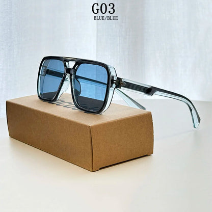 Óculos de Sol Vintage // Unissex luxuosos // Quadrados, Fashion // Óculos de Sol masculino // Lunette Soleil