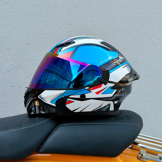 Capacete Dobrável Unissex Modular // Segurança p/ Motocicletas / Motocross / Corrida // Rosto Inteiro // Aprovado pelo DOT ECE