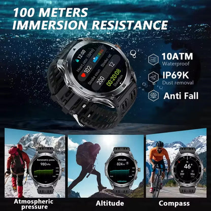 NOVO T-REX3 2026: Smartwatch Esportivo com GPS Dual-band Integrado // Bateria de 1000 mAh // Bússola // Ideal para Corrida e Ciclismo // Resistente à Água até 10 ATM.