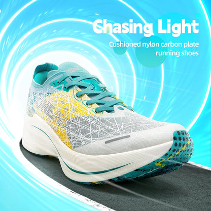 Tênis de Corrida ONEMIX Marathon Carbon Plate // Com Absorção de Choque // Calçado Esportivo Ultraleve c/ Tecnologia Rebound // Tênis Unissex p/ Atividades ao Ar Livre
