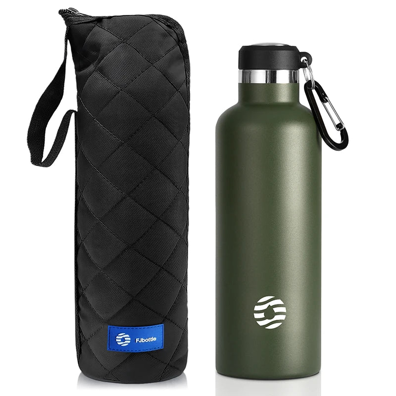 FEIJIAN Stainless Steel Thermos Bottle 1000ml Sports Flask Vacuum Insulated Water Bottle Leak Proof BPA Free