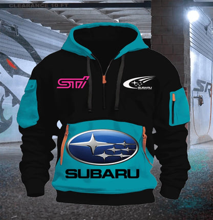Macacão de Corrida SUBARU 2025 // Novo Moletom Masculino de Lã // Tendência Jovem // Modelagem Folgada // Pulôver c/ Vários Bolsos // Moletom Esportivo Casual, tamanhos P-5XG