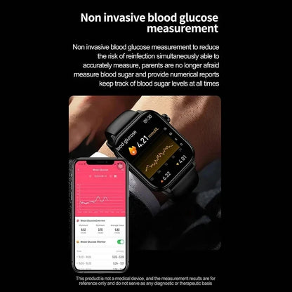 Novo 2025 ECG+PPG Relógio Inteligente de Grau Médico Feminino // Açúcar no Sangue // Lipídios no Sangue // Ácido Úrico // Rastreador de Saúde Menstrual // Smartwatches
