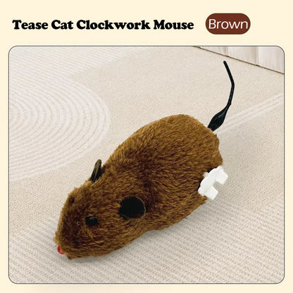 Brinquedos p/ Gatos // Simulação de Rato Mecânico // Sem Pilhas // Duráveis, p/ Ambientes Internos // Brinquedos de Pelúcia Interativos p/ Animais de Estimação