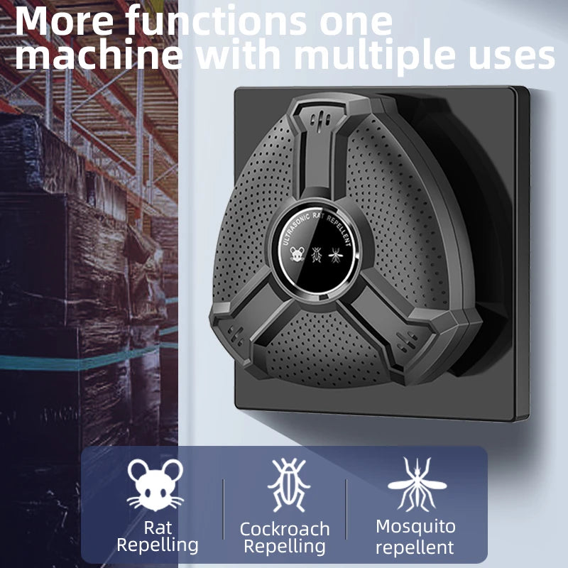 Xiaomi Repelente Ultrassônico Inteligente de Roedores de Alta Potência // Para Cozinhas de Depósito // Para Afastar Ratos, Baratas e Mosquitos // Para Uso Doméstico