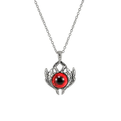 Colar c/ Pingente // Força e Proteção // Unissex // Estilo Punk Retrô // Forma de Pentagrama Devil's Eye  // Colar de Metal não Ajustável // Joia da Moda p/ Presente.