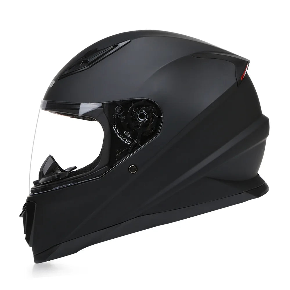 Capacete de Motociclismo Masculino e Feminino // Modelo Integral // Para Downhill e Motociclismo // Com Aprovação DOT.