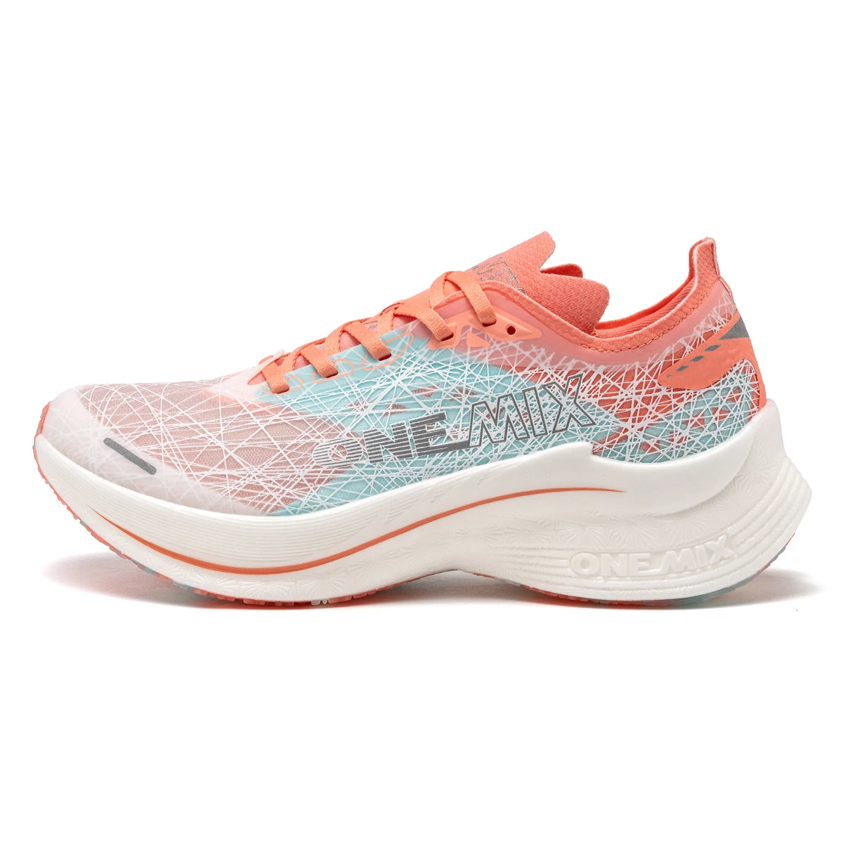 Tênis de Corrida ONEMIX Marathon Carbon Plate // Com Absorção de Choque // Calçado Esportivo Ultraleve c/ Tecnologia Rebound // Tênis Unissex p/ Atividades ao Ar Livre