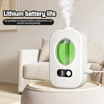 Difusor Automático de Aromaterapia // Aromatizador de Ambiente para Banheiro e Lavabo // Dispensador de Óleo Essencial e Umidificador