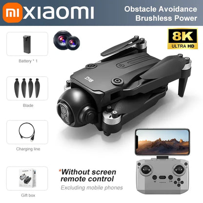 Xiaomi D18 GPS UAV 8K Aerial HD Dual Camera Photography Intelligent Obstacle Avoidance Brushless Power 5G WIFI GPS Return VR UAV