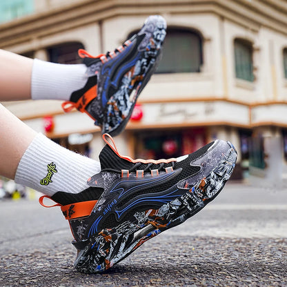 Tênis de Luxo Casuais Masculinos // Tênis de Corrida // Sapatos Respiráveis // Mocassins da Moda
