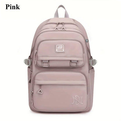 Mochila de Grande Capacidade para Estudantes // Casual, à Prova d'Água // De Nylon // Bolsa de Ombro Dupla, Fashion, p/ Viagem, Faculdade