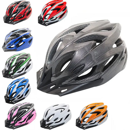 Capacete de Ciclismo c/ Forro Confortável Ultraleve Oco // Unissex Ajustável // Proteção p/ a Cabeça // Capacete de Bicicleta MTB