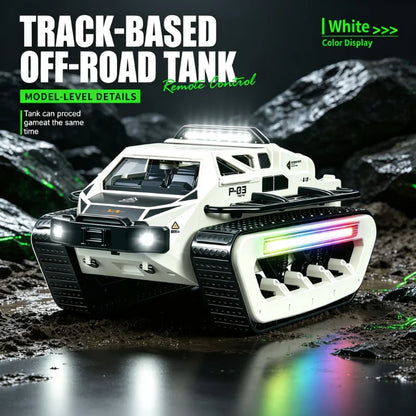 Brinquedo de Controle Remoto JJRC C8840 // Tanque Off-Road c/ Esteiras // Controle Proporcional, Realista, Capaz de Fazer Manobras (Empinar e Rotação 360°) // Ótima Opção de Presente