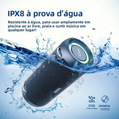 Caixa de Som Bluetooth Mifa A90 com Potência de Saída de 60W // Amplificador Classe D c/ Excelente Desempenho de Graves // Ideal p/ Camping.