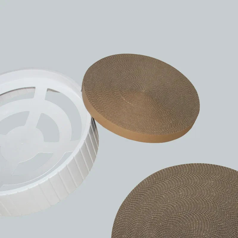 Arranhador p/ Gatos em Formato de Tigela // Garras de Trituração de Papelão Ondulado // Placa de Arranhar p/ Gatos // Brinquedo p/ Gatos // Sofá, Cama