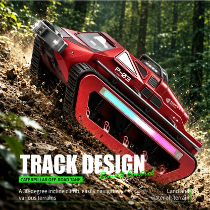 Brinquedo de Controle Remoto JJRC C8840 // Tanque Off-Road c/ Esteiras // Controle Proporcional, Realista, Capaz de Fazer Manobras (Empinar e Rotação 360°) // Ótima Opção de Presente
