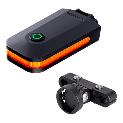 Lanterna Traseira de Bicicleta RAVEMEN CL01 Pro em LED // Recarregável Via USB-C // Com Acendimento Automático // Sensor de Freio // Visibilidade Lateral e Suporte de Atualização.