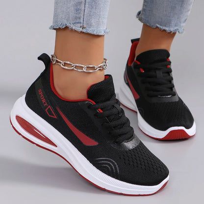 Tênis Casual Esportivo Feminino da Nova Coleção Primavera // Tênis Esportivo Moderno, Respirável, Leve // Antiderrapante, Resistente ao Desgaste // Tênis Baixo.