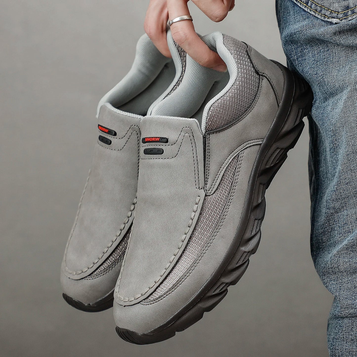Mocassins Masculinos PUAMSS s/ Cadarço // Calçados Casuais Masculinos // Tênis Confortáveis p/ Caminhada // Calçados Masculinos de Luxo