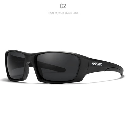 Óculos de Proteção Esportivos de Alta Qualidade KDEAM TR90 // Com Lentes Polarizadas // Ideais p/ Caminhadas e Pesca // Com Estojo c/ Zíper.