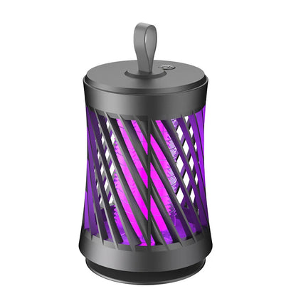 Mata-Mosquitos Recarregável via USB // Eletrocutador Elétrico // Armadilha de Sucção Portátil p/ uso Interno e Externo // Seguro p/ Crianças.