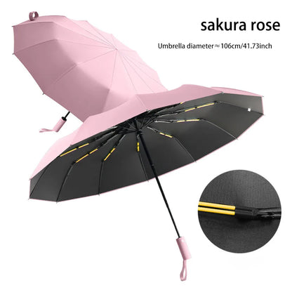 Guarda-chuva Reforçado c/ 24 Varetas // Guarda-Chuva Resistente e Durável // À Prova de Vento // Guarda-Chuva c/ Proteção UV p/ Dias Ensolarados.