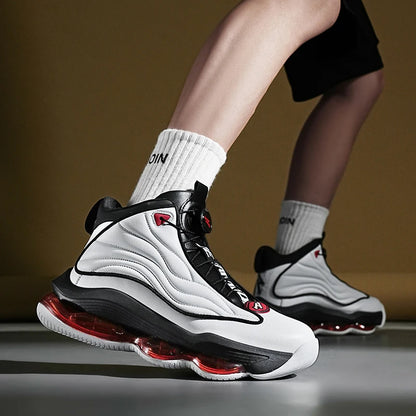 Tênis de Basquete Masculino // Respirável // Com Amortecimento // Antiderrapante // Resistente ao Desgaste // Ideal p/ Corrida, Academia e Treinos