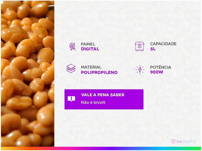 Panela de pressão elétrica digital Mondial - 220V