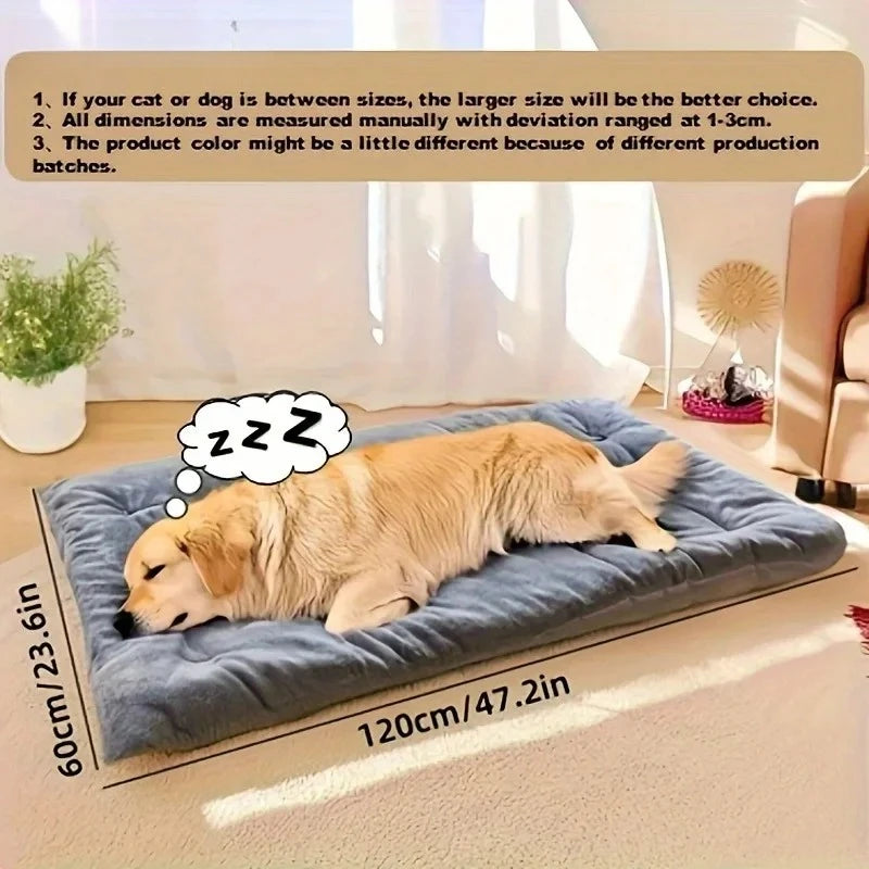 Cama/Sofá Grande de Pelúcia p/ Cães // Espessa e Supermacia em Poliéster // Ideal p/ Animais de Estimação // Para cães de Pequeno, Médio e Grande Porte.