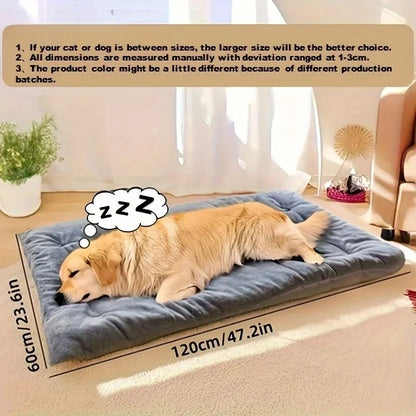 Cama/Sofá Grande de Pelúcia p/ Cães // Espessa e Supermacia em Poliéster // Ideal p/ Animais de Estimação // Para cães de Pequeno, Médio e Grande Porte.