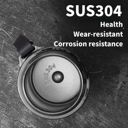 Garrafa Térmica de Aço Inoxidável (SUS304) p/ Chá e Agua// Com Capacidade de 500 ml  // Isolamento a Vácuo e Visor de Temperatura em LED.