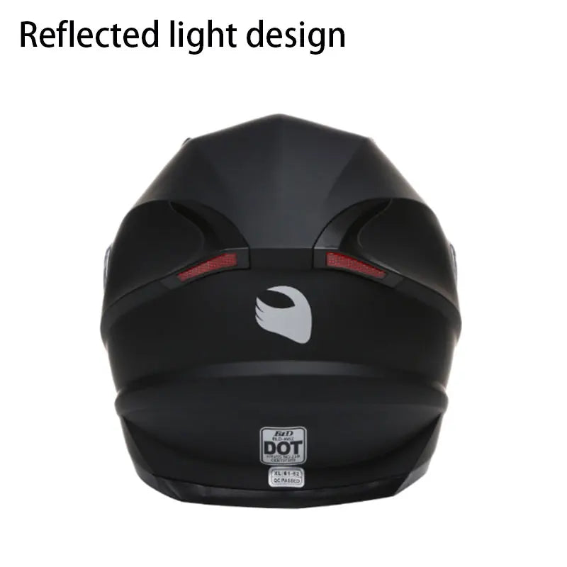 Capacete de Motociclismo Masculino e Feminino // Modelo Integral // Para Downhill e Motociclismo // Com Aprovação DOT.