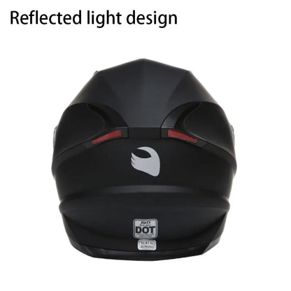 Capacete de Motociclismo Masculino e Feminino // Modelo Integral // Para Downhill e Motociclismo // Com Aprovação DOT.