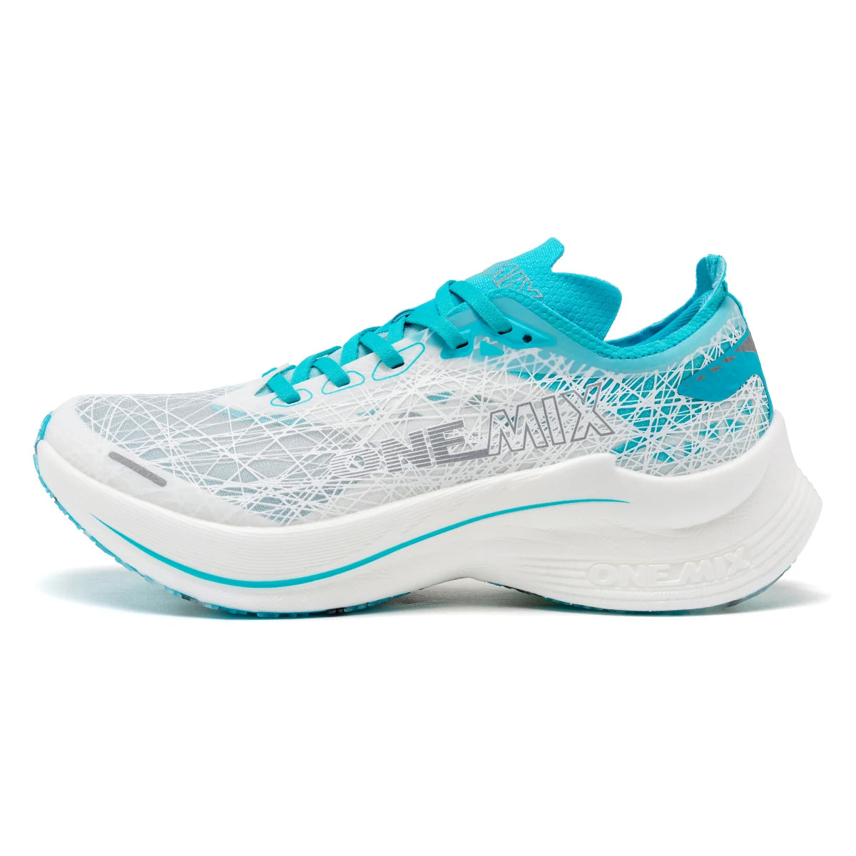 Tênis de Corrida ONEMIX Marathon Carbon Plate // Com Absorção de Choque // Calçado Esportivo Ultraleve c/ Tecnologia Rebound // Tênis Unissex p/ Atividades ao Ar Livre
