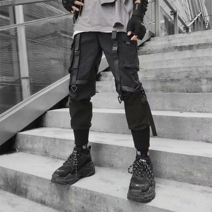 Hip Hop Cargo Pants Masculino // Street Wear Algodão Jogging // Moda Sweatpants Masculino Casual // Harlem Pants Summer Harajuku Pants // Linda Calça Hip Hop Cargo Pants